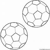 Coloring Balls Soccer Cup Print sketch template