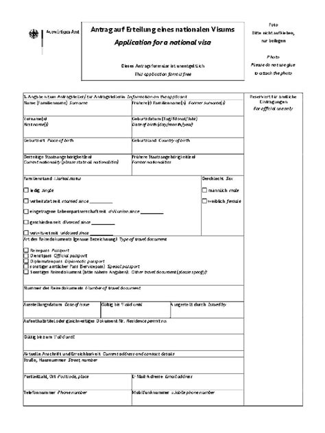 [pdf] Visa Application Form For Germany Pdf Download In