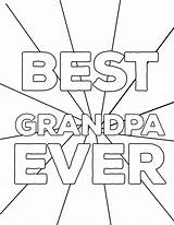 Coloring Grandpa Fathers Happy Pages Printables Father Ever Printable Birthday Card Papertraildesign Crafts Grandparents Print Kids Sheet Drawing Grandma Dad sketch template