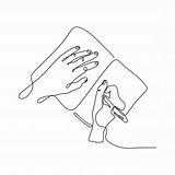 Drawn Continuous Minimalism Outline Escribo Sepas Aunque Lo Millennial Slang Minimal Hands Zeichnen Hände sketch template