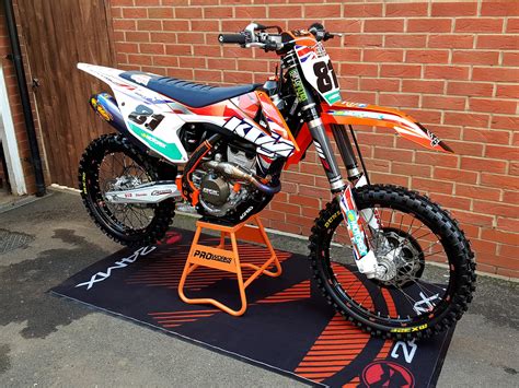 ktm  sxf sx  fmf  titanium exhaust rfx trick lockys bike