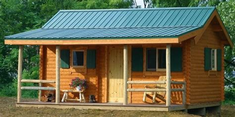 sale small log cabins starting   adorable living spaces