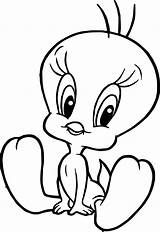 Tweety Coloring Happy Pages Bird Staying Wecoloringpage Cartoon Drawings Kids Cute Printable Drawing Colorear Para Disney Sketches Cool Da sketch template