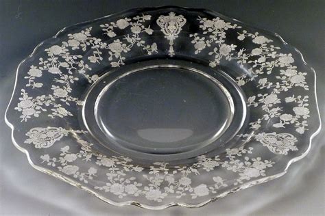 Cameo Patterns In Elegant Glass Tiffin Cherokee Rose And