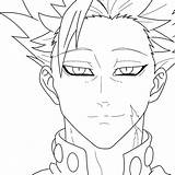 Desenhar Nanatsu Taizai Deadly Sins Meliodas Pecados Lineart Olhos Capitales Goku Lapiz Colo Escolha Kakashi Personagem sketch template