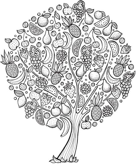 cherry tree coloring page  getcoloringscom  printable
