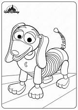 Toy Story Coloring Pages Slinky Disney Printable Whatsapp Tweet Email sketch template
