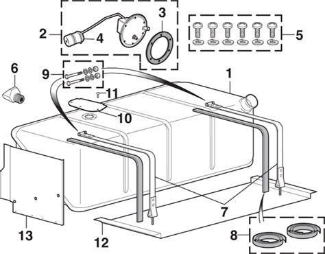 gas tank  components