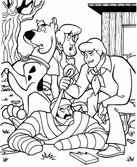 coloring page scooby doo coloring pages