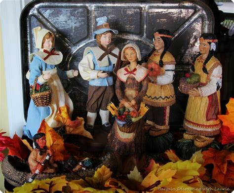 bargain decorating  laurie thanksgiving vignettes