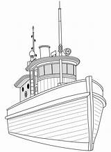 Tugboat Remolcador Barcos Dibujosonline Categorias sketch template