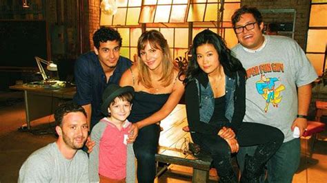 The Cast Of Scorpion On Set While Filming True Colors