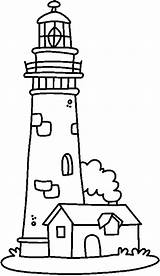 Lighthouse Coloring Pages Clipart Phare Lighthouses House Dessin Drawing Template Printable Colouring Patterns Kids Book Adult Print Clipartmag Masivy Sheet sketch template