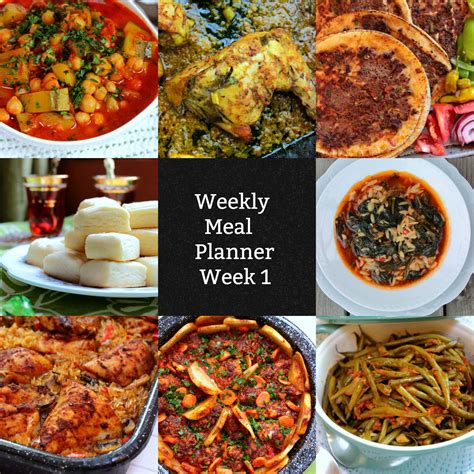 weekly meal plan week