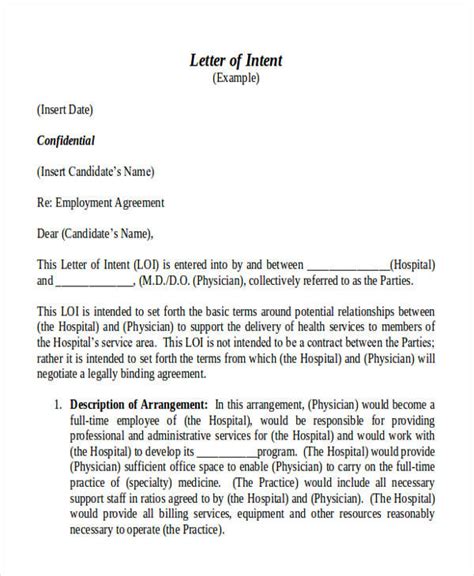 sample letter  intent  hire employee classles democracy