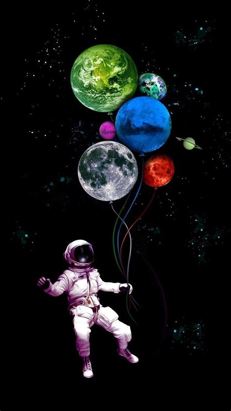 space artwork astronaut trippy space art hd phone wallpaper pxfuel