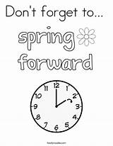 Coloring Forget Spring Forward Don Dont Built California Usa Print Twistynoodle sketch template