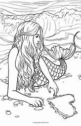 Adults Ausmalbilder H2o Meerjungfrau Mermaids Kleurplaten Mandala Mystical Coloriage Sirenas Selina Mythical Fenech Dessin Zeemeermin Erwachsene Myth Volwassenen Mandalas Kleurplaat sketch template