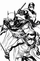 Batman Pages Superman sketch template