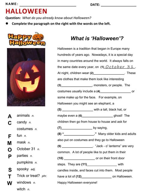 halloween printable trivia