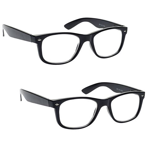 2 Packs Mens Large Designer Style Reading Glasses Spring