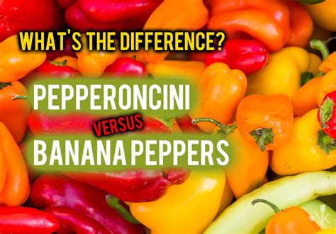 whats  difference pepperoncini  banana peppers kitchensanity