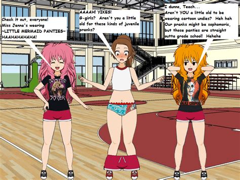 Ms Jenna Pantsed In Gym Class By Dashing In The Dark On Deviantart