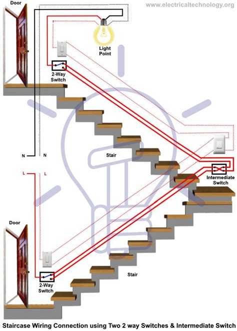 staircase wiring connection diagram kira schema