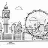 London Coloring Pages City sketch template