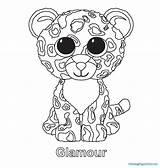 Coloring Beanie Pages Boo Ty Boos Magic Party Glamour Bamboo Printable Print Leopard Kids Coloringtop Color Sheets Colouring Birthday Kleurplaten sketch template