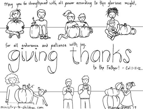 thanksgiving coloring pages sunday school works