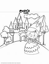 Coloring Frozen Pages Elsa Castle Ice Getcolorings sketch template
