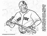 Coloring Baseball Player Pages Popular sketch template