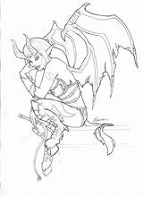 Succubus Wow Drawing Coloring Pages Drawings Deviantart Colouring Getdrawings sketch template