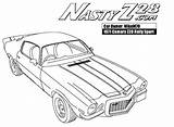 Camaro Coloring Pages Chevy Z28 Cars 1969 Drawing Chevrolet Outline Nasty Nova Color Getcolorings Printable Getdrawings Print sketch template