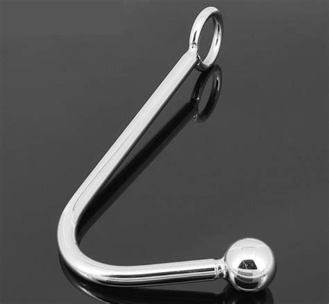 Latest 100 Stainless Steel Bondage Anal Hook With Ball Chastity Device