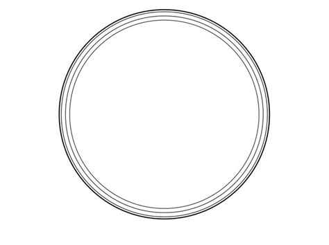 blank frame circle photo border design logo design inspiration