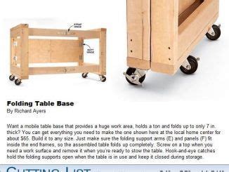 archives des idees de travail du bois page  sur  menuiserie table base folding
