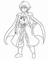Byleth Instructor Lineart Intrepid Xero sketch template