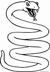 Coloring Pages Snake Cobra Printable Coiled 1024 sketch template