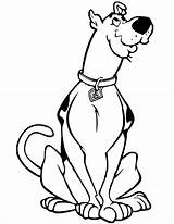 Doo Scooby Coloring Sitting Pages Printable Shaggy Clip Cartoon Drawing Clipart Designlooter 38kb Library Divyajanani sketch template