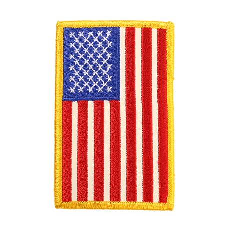 penn emblem reflective american flag emblem   sleeve