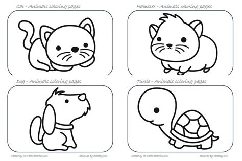 animals coloring pages creative kitchen