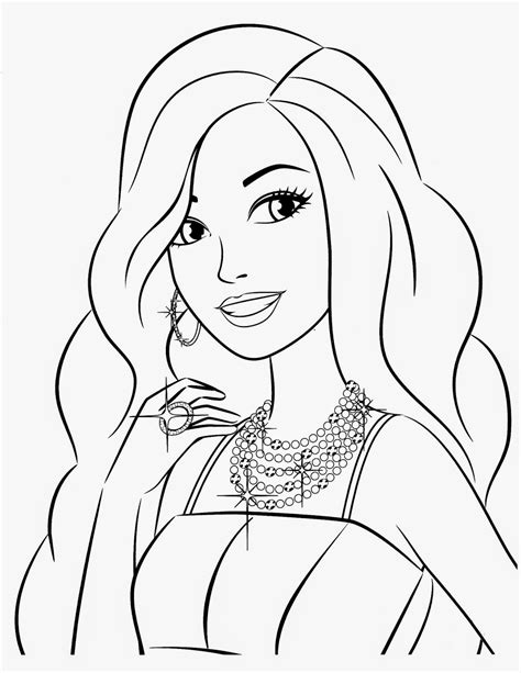 coloring pages barbie  printable coloring pages