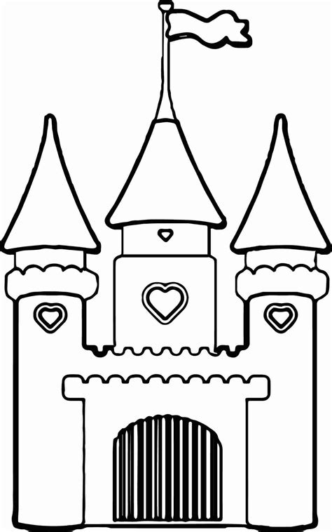 printable castle coloring pages