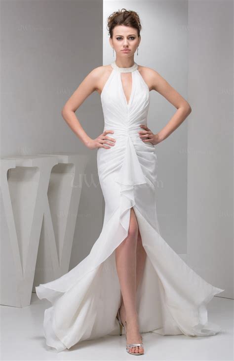 white long evening dress elegant simple beaded sparkly unique modern classy uwdresscom