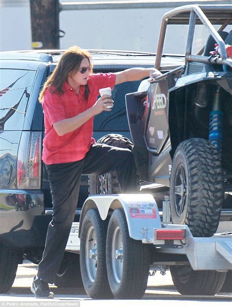 bruce jenner reveals plumped up pout and resembles daughter kylie daily mail online