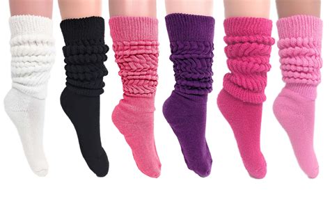 Heavy Slouch Socks For Women Colorful Heavy Cotton Socks Size 9 11 6