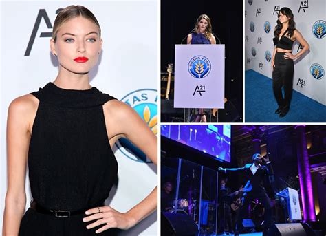 michelle rodriguez and martha hunt attend the unitas gala
