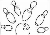 Bowling Coloring Pages Books sketch template